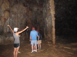 inside belize ATM Cave